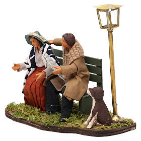 Couple in Garden 12 cm Nativity from Naples