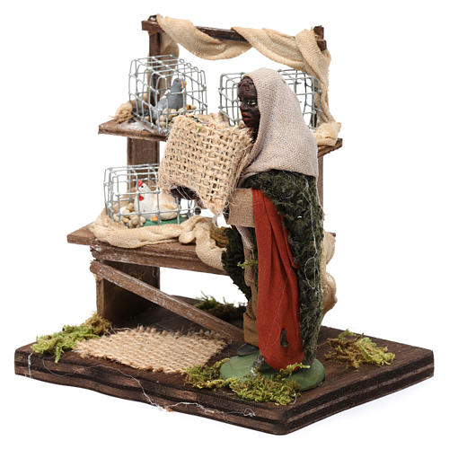 Moor animal seller for Neapolitan Nativity Scene 10 cm 3