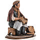 Reparador de cadeiras em terracota para presépio de Deruta com figuras de 18 cm altura média s3