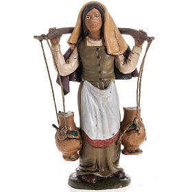 Krippe aus Terrakotta: Wasserträgerin Terrakotta Deruta 18 cm