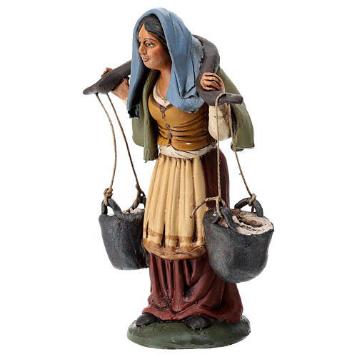 Acquaiola presepe terracotta 18 cm 3