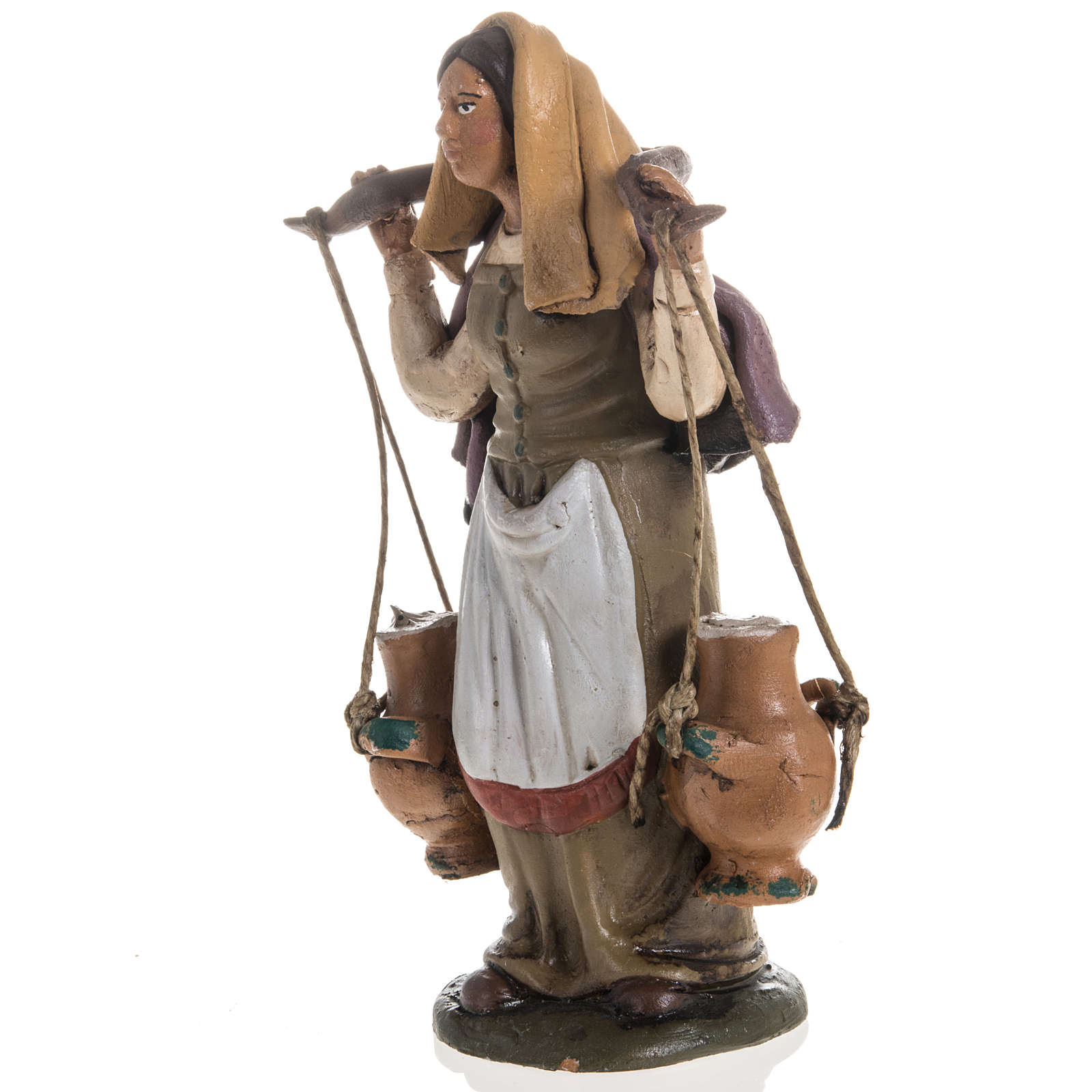 Water Carrier Christmas Crib Terracotta 18 Cm Online Sales On