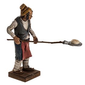 Panettiere 18 cm presepe terracotta