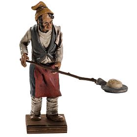 Panettiere 18 cm presepe terracotta