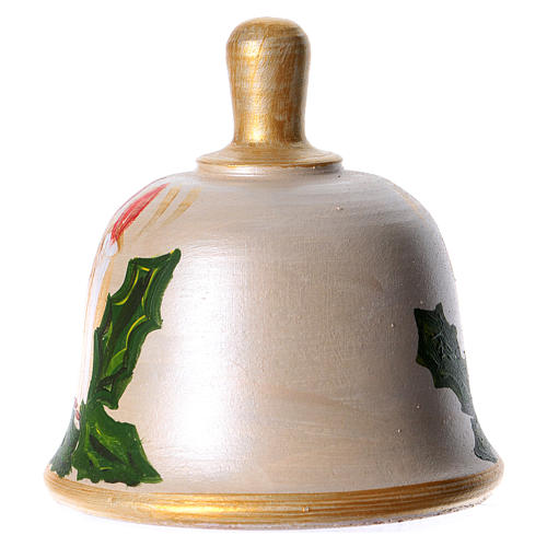 Bell in painted terracotta with nativity 7