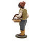 Man with bread, 18cm terracotta, Deruta s3