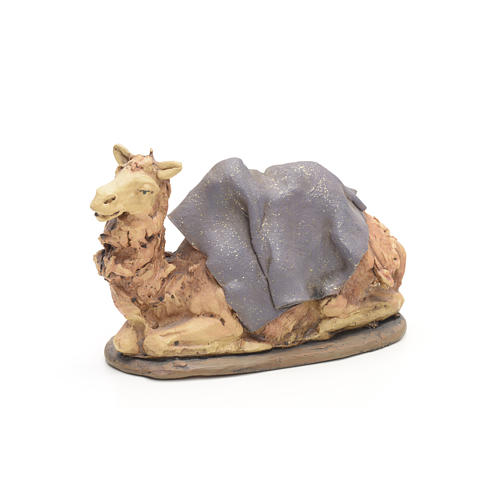 Purple camel, 18cm terracotta, Deruta 1