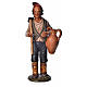Man with hoe and amphora, 18cm terracotta, Deruta s1