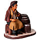 Homme à la fiasque crèche 18 cm terre cuite Deruta s3