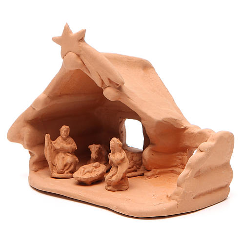 Nativity and Farmhouse terracotta 11x12x7cm 2
