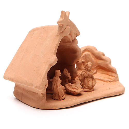Nativity and Farmhouse terracotta 11x12x7cm 3
