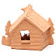 Shed and Nativity natural terracotta 20x24x14cm s4