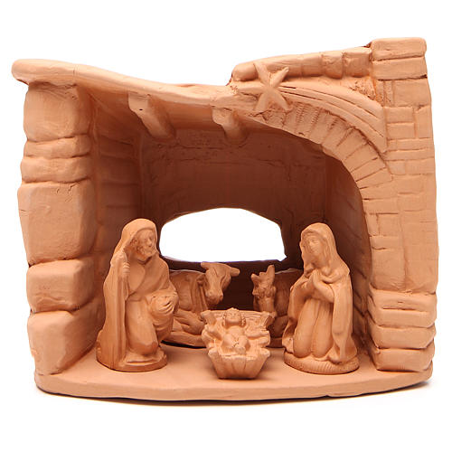 Natividad arco terracota natural 20x20x13 cm 1