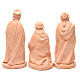 Three Wise Men natural terracotta Nativity 30cm s4