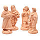 Shepherds terracotta nativity 30cm - set 4 pcs s1
