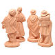 Shepherds terracotta nativity 30cm - set 4 pcs s4