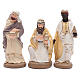 Nativity set in painted clay 15 figurines 20cm, elegant style s3