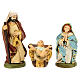 Nativity set in painted clay 15 figurines 20cm s2