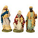 Crèche terre cuite peinte 15 santons 20 cm s3