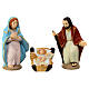 Nativity set in painted clay 15 figurines 15cm s2