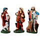 Nativity set in painted clay 15 figurines 15cm s5