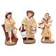 Nativity set in painted clay 20 figurines 10cm s6