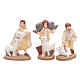 Nativity set in painted clay 20 figurines 10cm s7