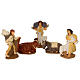 Presepe terracotta dipinta 20 statuine 10 cm s3