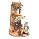 Coppo con Presepe tenda terracotta Deruta 35 cm s3