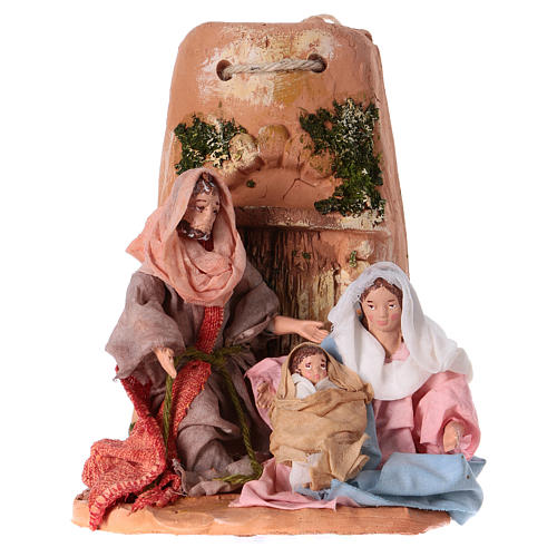 Heilige Familie in Ziegel 30cm Terrakotta Deruta 1