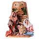 Heilige Familie in Ziegel 30cm Terrakotta Deruta s1