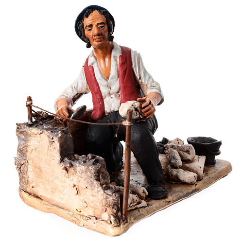 Muratore terracotta Deruta presepe 30 cm 4