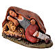 Schlafender Mann für Krippe 30cm Terrakotta s2