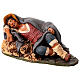 Dormiente 30 cm in terracotta di Deruta s4