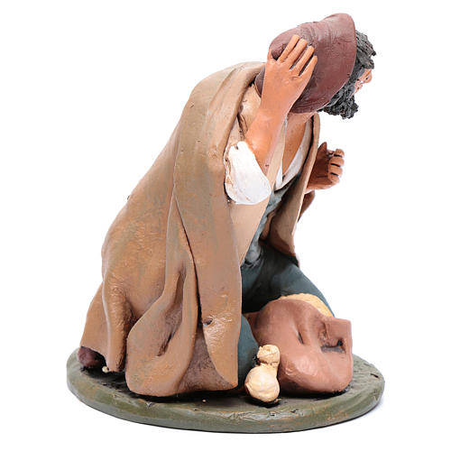 Nativity Scene figurine, mendicant 30cm Deruta 4