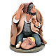 Mendicante terracotta colorata presepe Deruta 30 cm s1