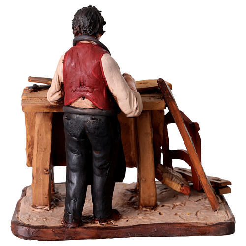 Vendedor sillas de terracota belén Deruta 18 cm 5