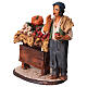 Man with vegetables counter 18cm Deruta s3