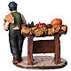 Man with vegetables counter 18cm Deruta s5