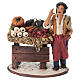 Venditore ortaggi in terracotta per presepe Deruta 18 cm s1