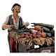 Man with vegetables counter 18cm Deruta s2