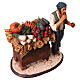 Man with vegetables counter 18cm Deruta s2