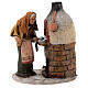 Mulher ao forno em terracota para presépio de Deruta com figuras de 18 cm altura média s1