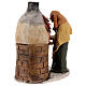 Mulher ao forno em terracota para presépio de Deruta com figuras de 18 cm altura média s5