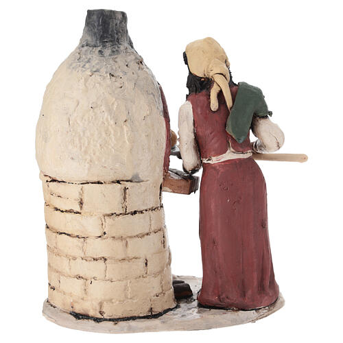 Nativity Scene figurine, woman with hoven 18cm Deruta 4
