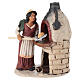 Nativity Scene figurine, woman with hoven 18cm Deruta s1