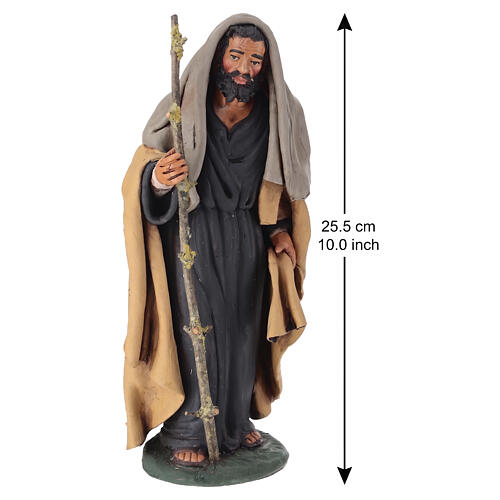 Natività decorata presepe Deruta 30 cm in terracotta 4