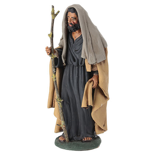 Natività decorata presepe Deruta 30 cm in terracotta 7