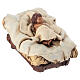 Natività decorata presepe Deruta 30 cm in terracotta s5