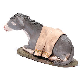 Nativity Scene figurine, donkey 30cm Deruta